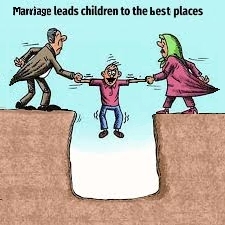 Marriage leads children to the best places.